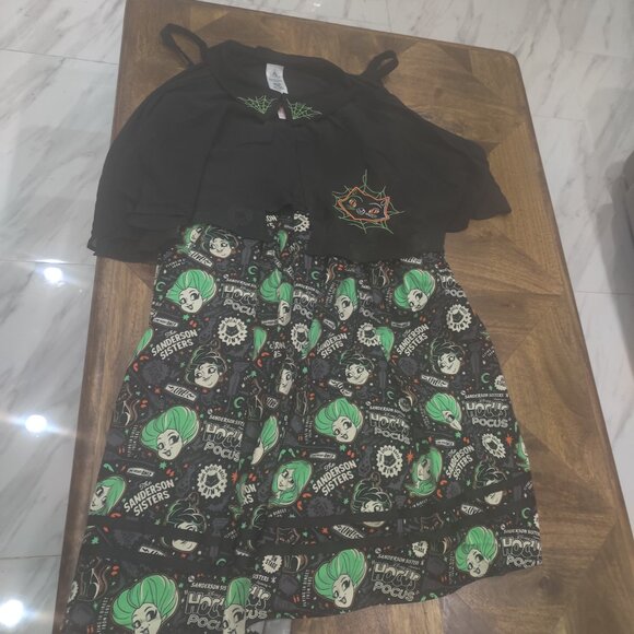 Disney  Dress Shoppe Hocus Pocus collection  dress  with cape size XL New - Picture 2 of 6